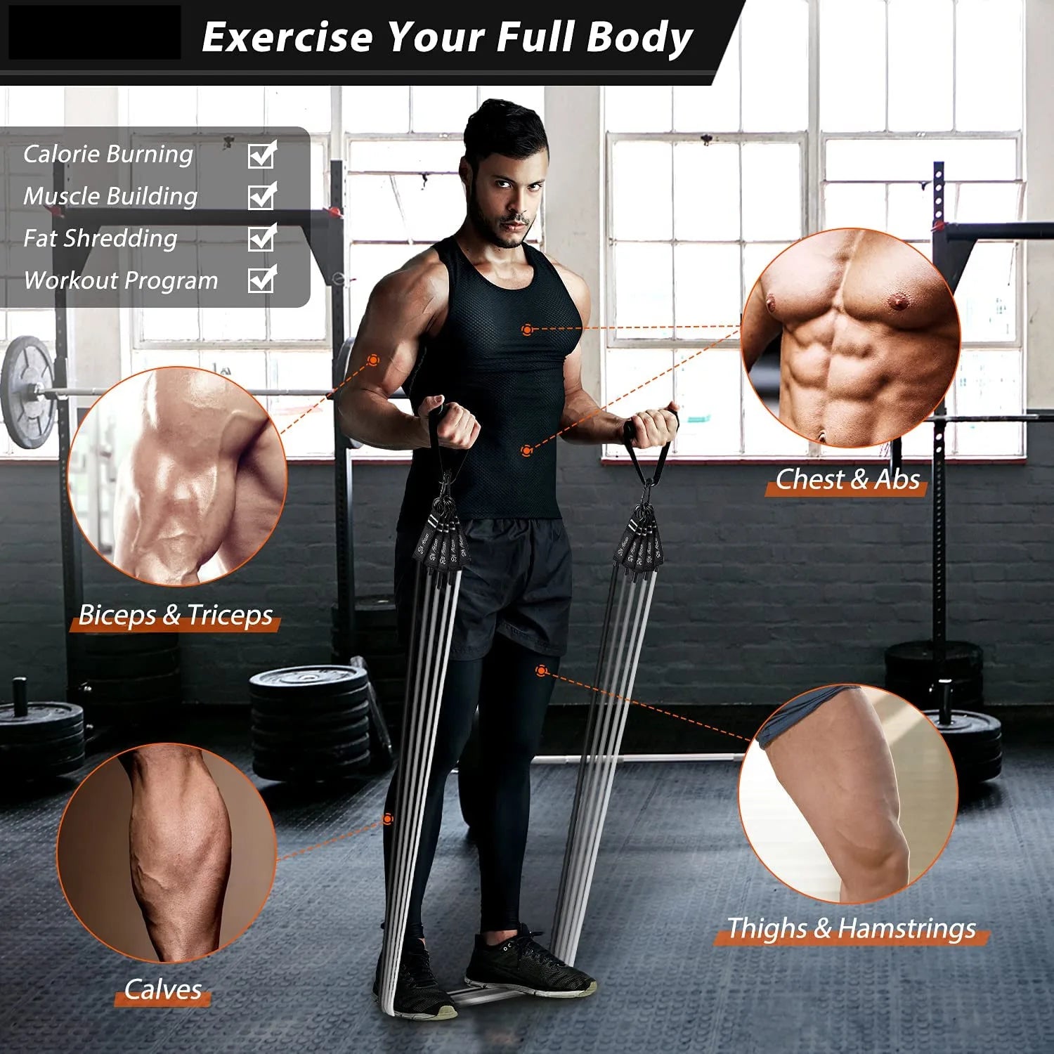 Resistance Loop Bands – Strength Training for Legs, Butt, Yoga & CrossFit. - Bellforia