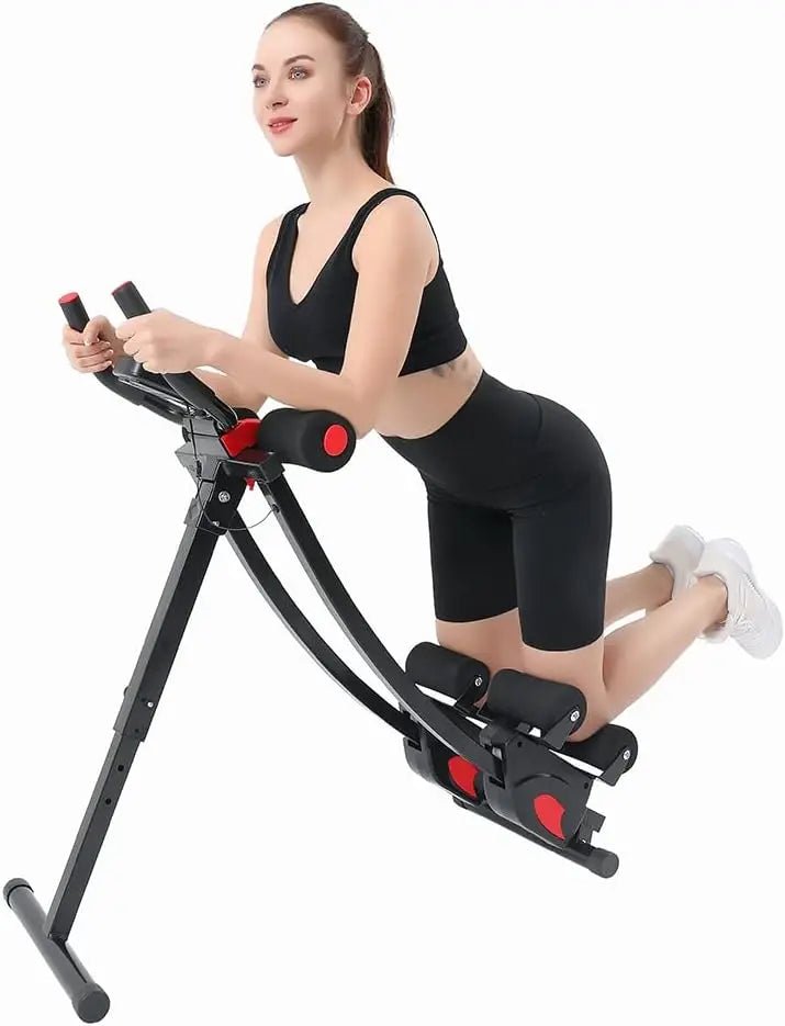 Adjustable Foldable Ab Machine for Home Gym Workouts. - Bellforia