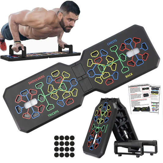 Foldable Push-Up Board – Portable Home Gym Equipment. - Bellforia