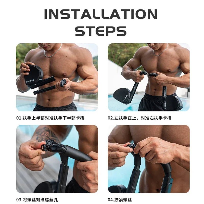 Multifunctional Timing Shelf Trainer for Home Fitness & Abs Workout. - Bellforia