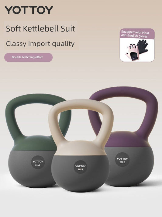 Soft suit and kettlebell for fitness at home, 6 kg - Bellforia